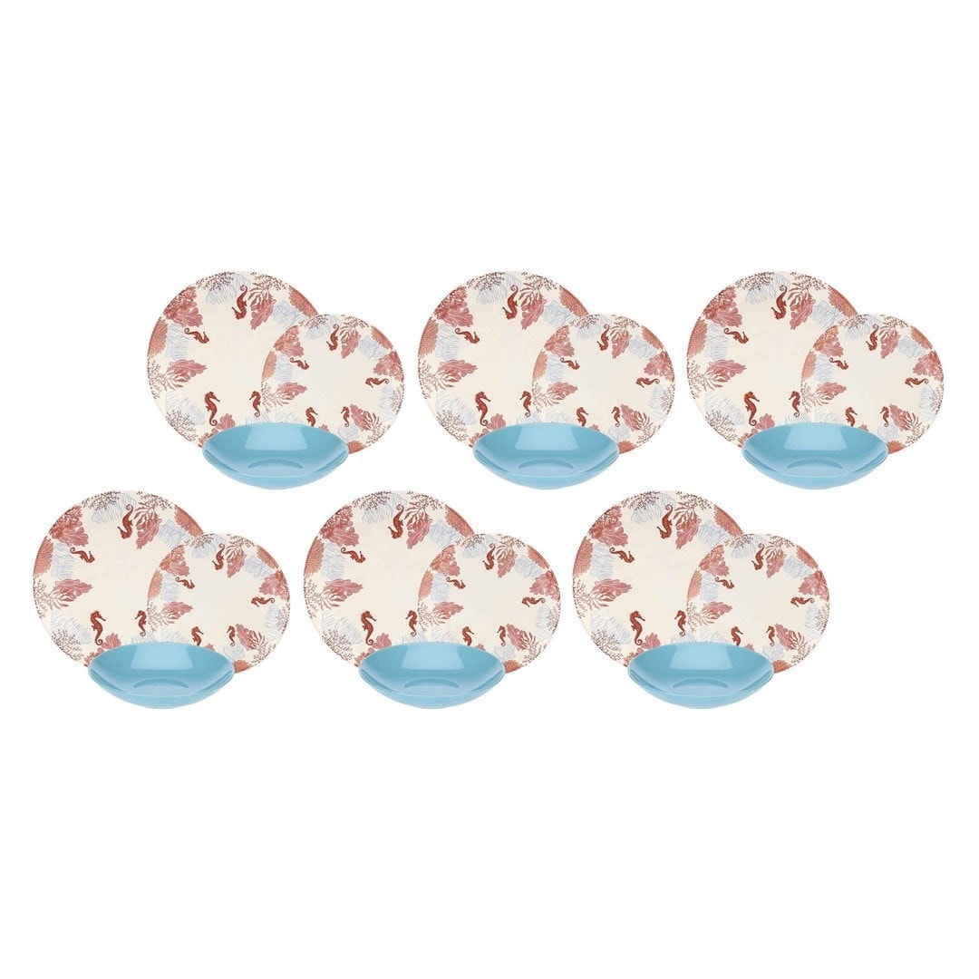 ROSE&TULIPANI SEABED - Dinner set for 6 people with Italian design
