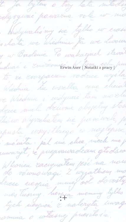 Erwin Axer - Notes from work on theater and directing