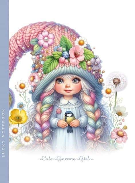 Fairy Notebook - 48 plain sheets, perfect for school and home