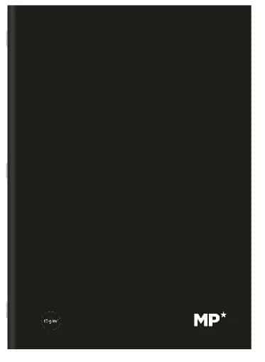 MP Main Paper A4/80K black notebook - ideal for school and office