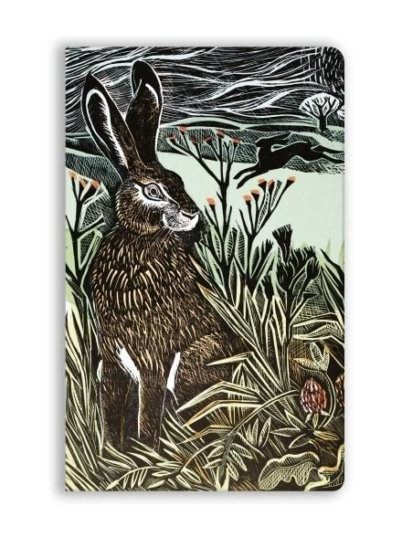 Flame Tree Notebook B6 Hare in the Grass Angela Harding
