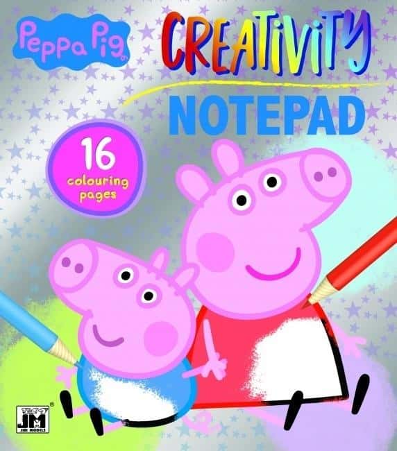 Peppa Pig Creative Notebook - 16 pages full of fun