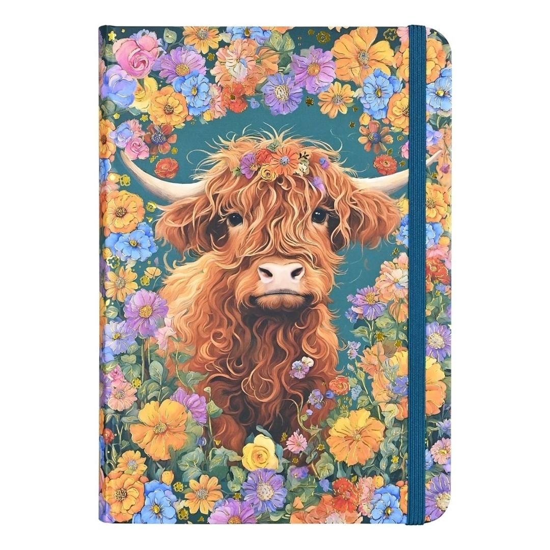 Peter Pauper Press Mini Notebook Highland Cow - perfect as a gift