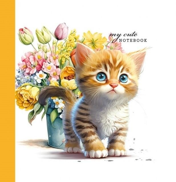 Decorative notebook TW Kotek - ideal for school and office