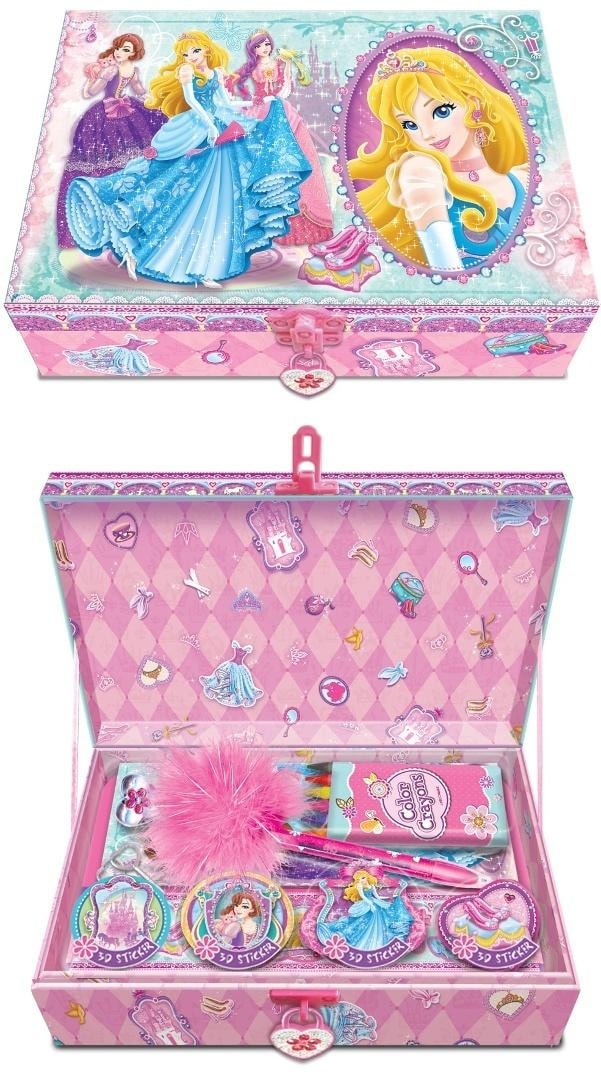 Pecoware Notebook with accessories for princesses - creative set for girls