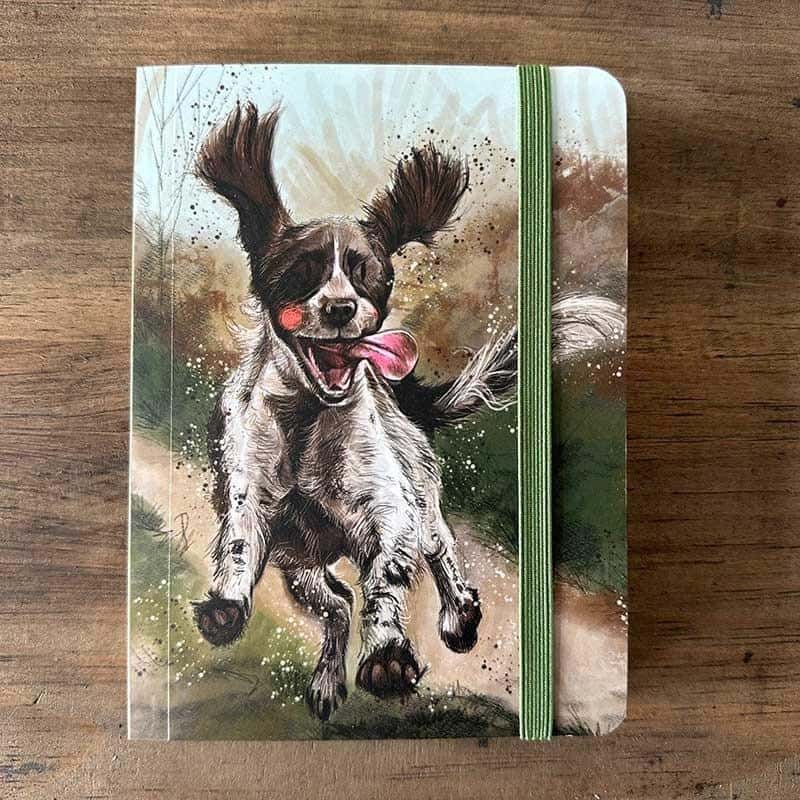 A6 Notebook SCN35 Spaniel Dog - ideal for school and work