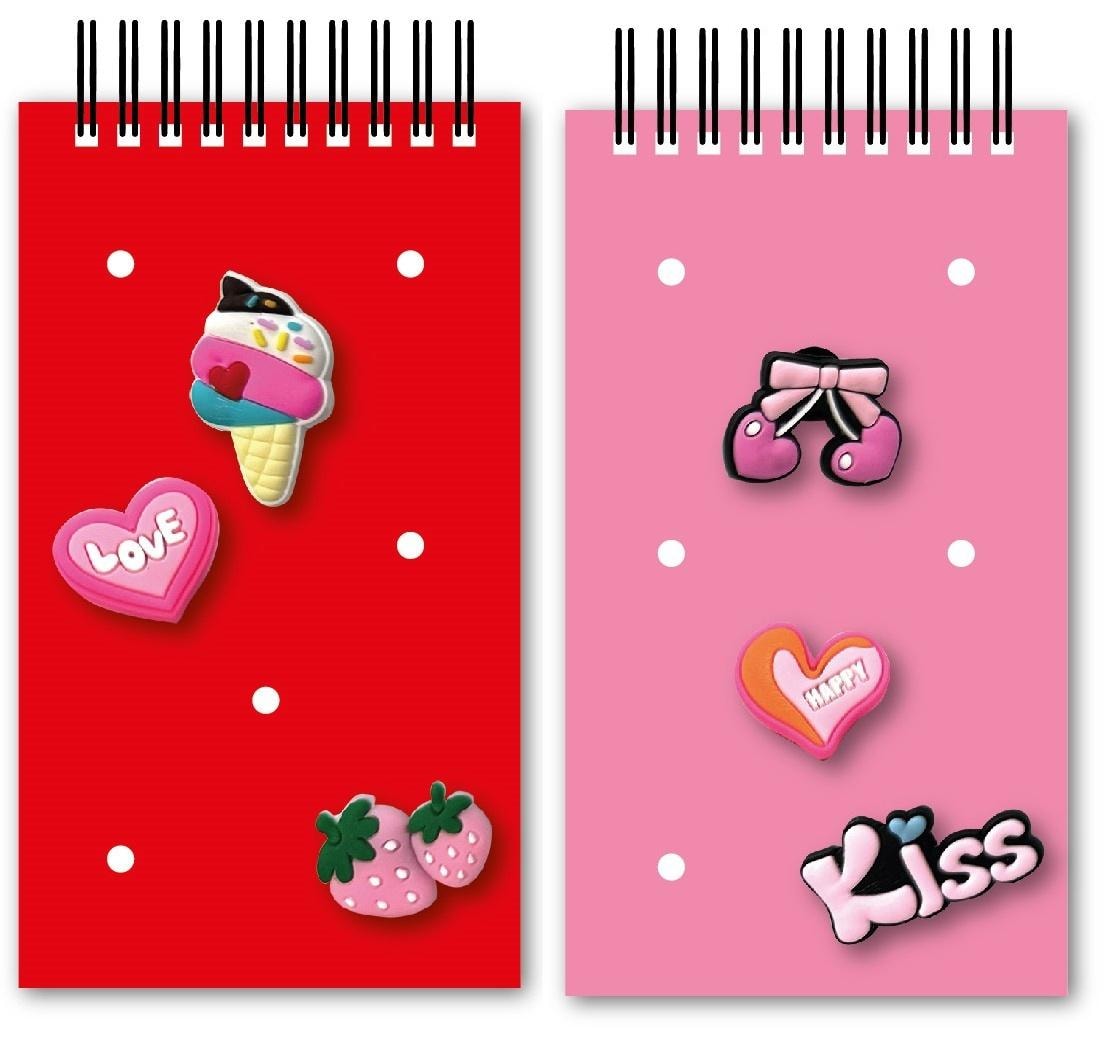 Spiral notebook with pins - ideal for school and office