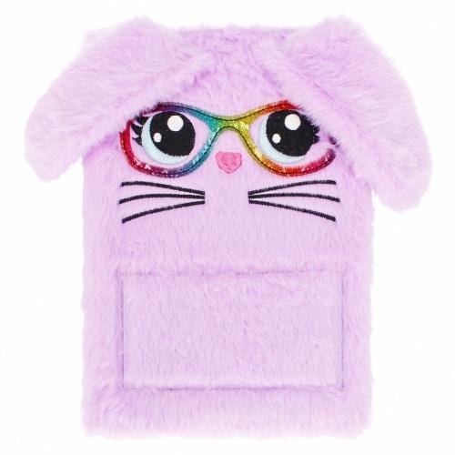 STARPAK Plush Notebook A5 Rabbit Lily - perfect as a gift