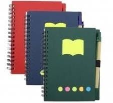Notebook with pen MIX - ideal for taking notes