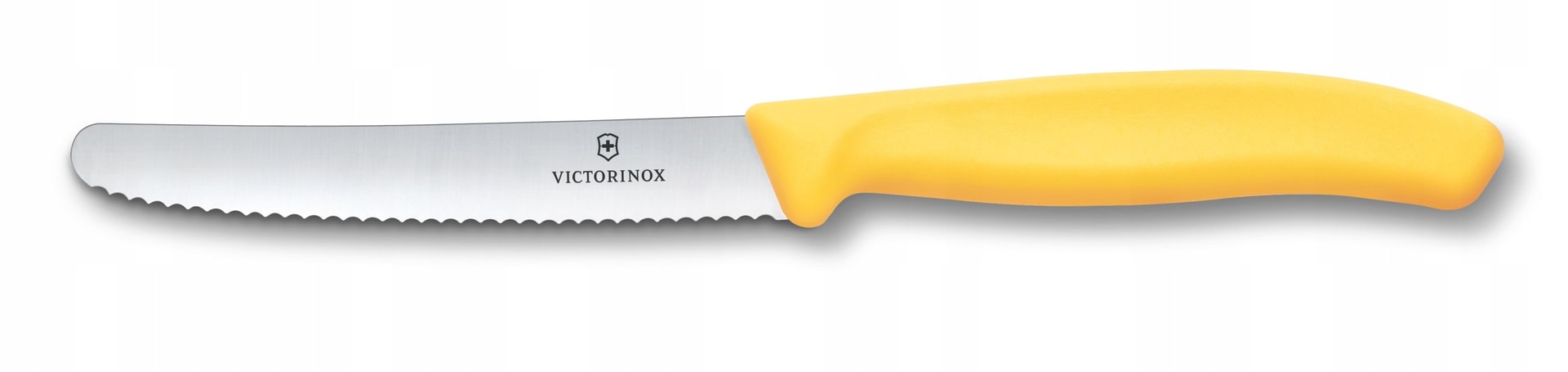 Victorinox Kitchen knife 11 cm with serrated blade - yellow
