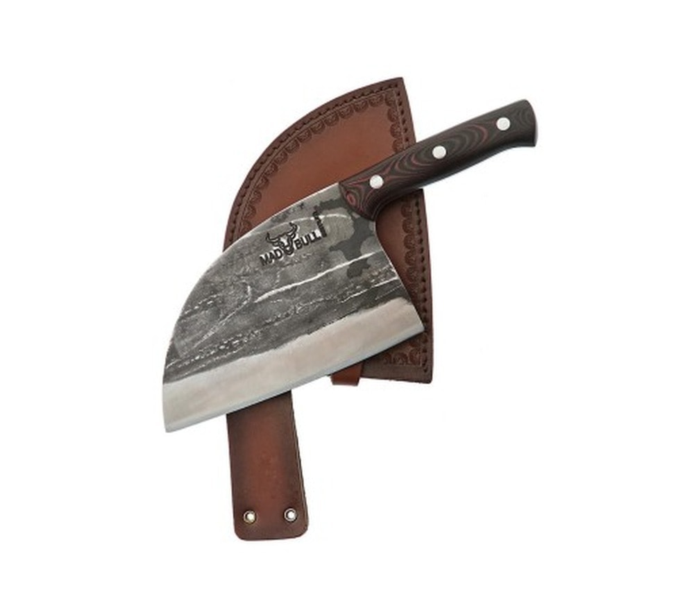 Nóż kuchenny Samura Mad Bull, 18 cm, czerwony