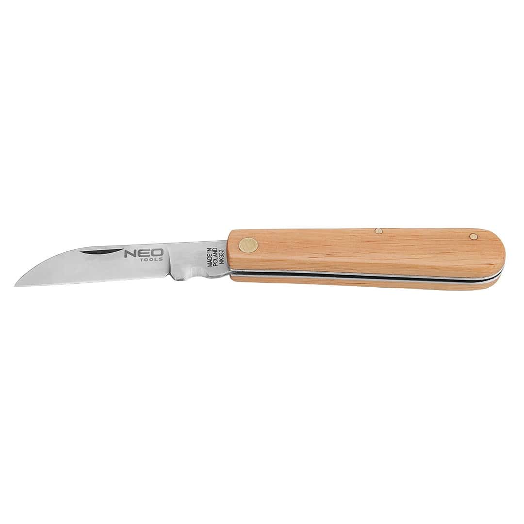 NEO Mounting knife with wooden handle - reliable helper in every workshop