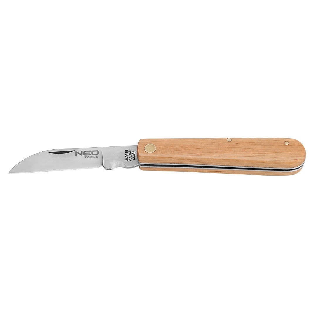 NEO Mounting knife with wooden handle - reliable helper in every workshop