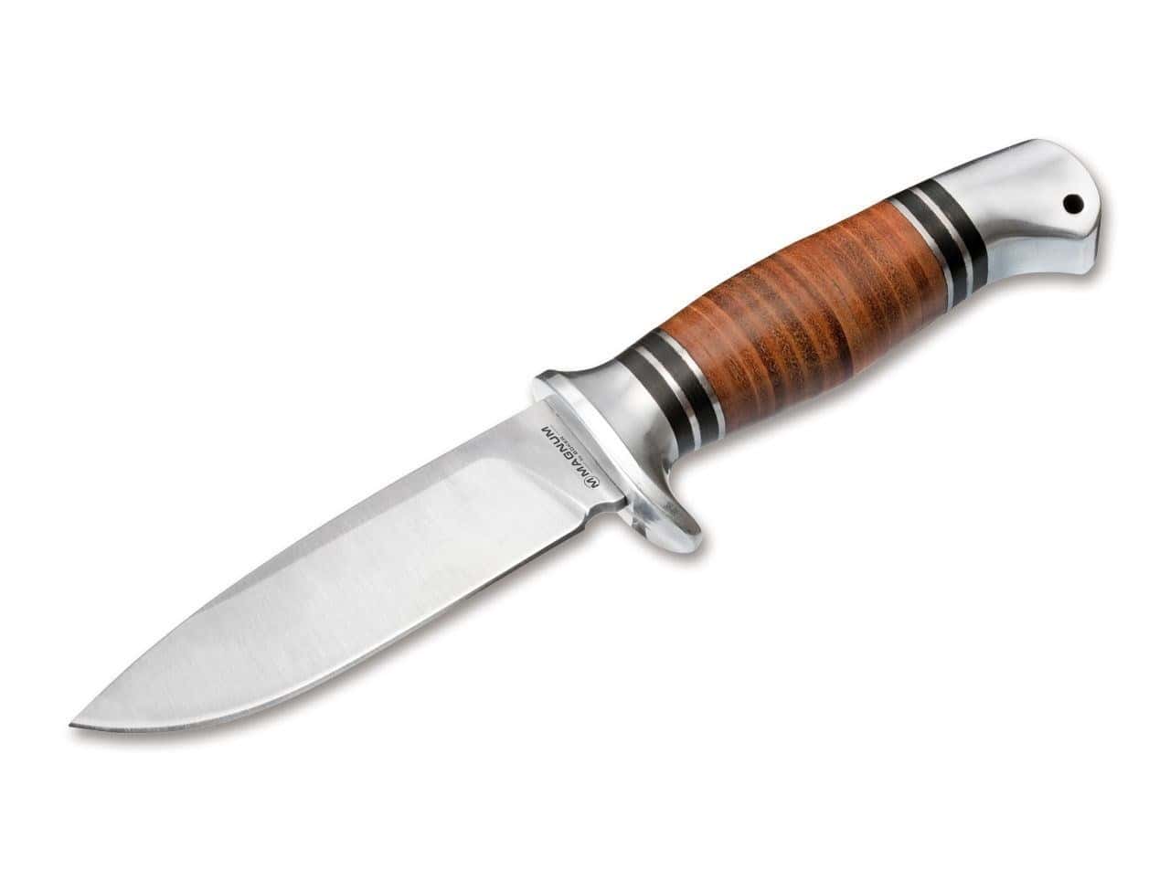 Magnum Leatherneck Hunter - Hunting knife with leather sheath