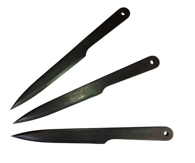 KAL22 Throwing Knives - 3 pcs black for beginners and professionals