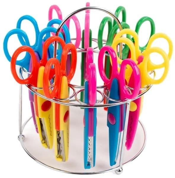 Snip Decorative scissors 13.5 cm - 12 pieces with 6 cutting patterns