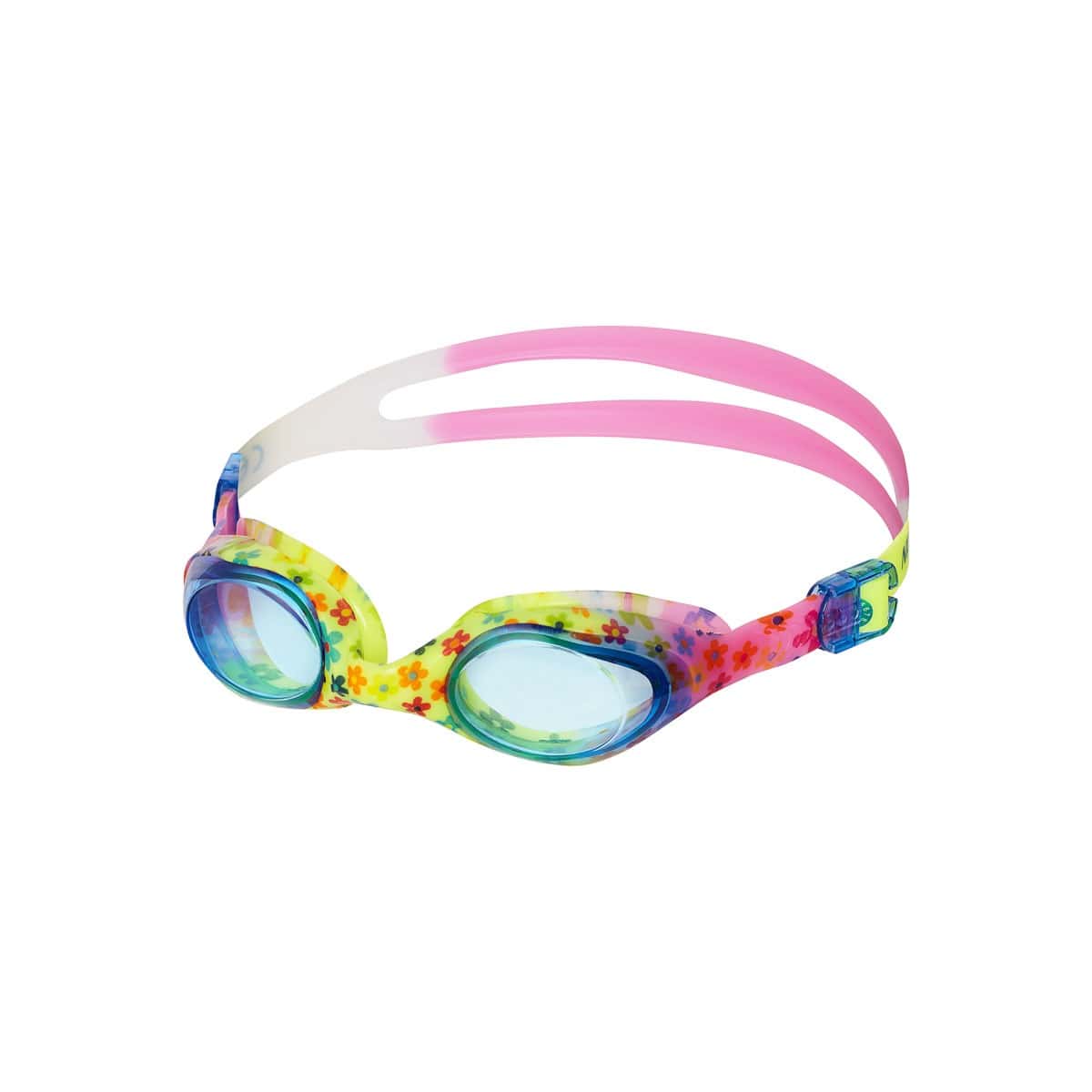 Nils Aqua NQG170FAF Blue Flowers Junior - swimming goggles for children