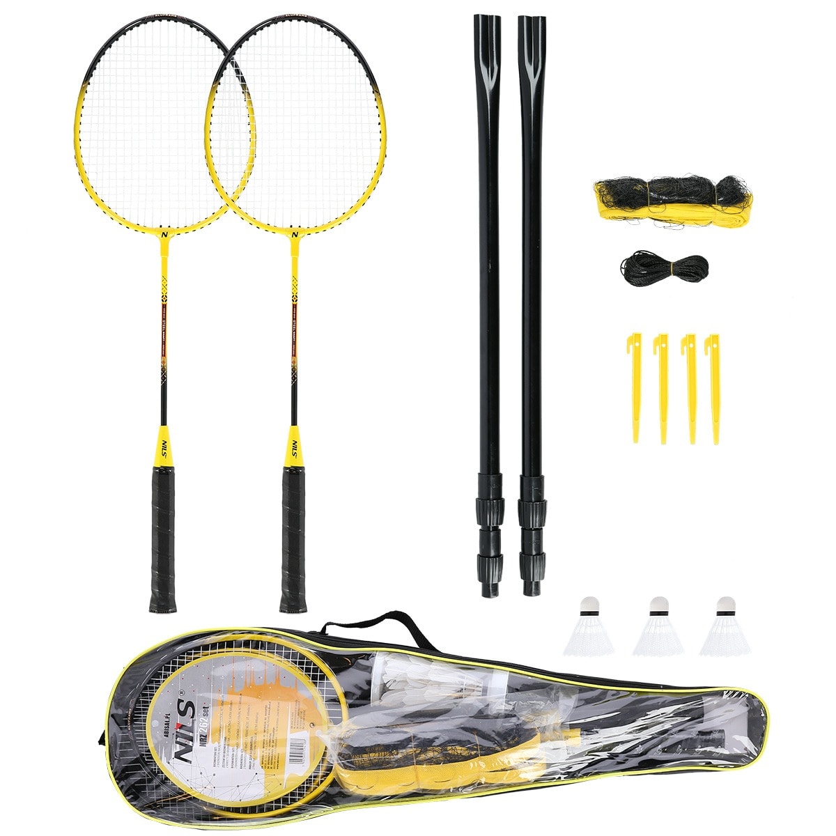 Nils NRZ262 Badminton Set - perfect for family games