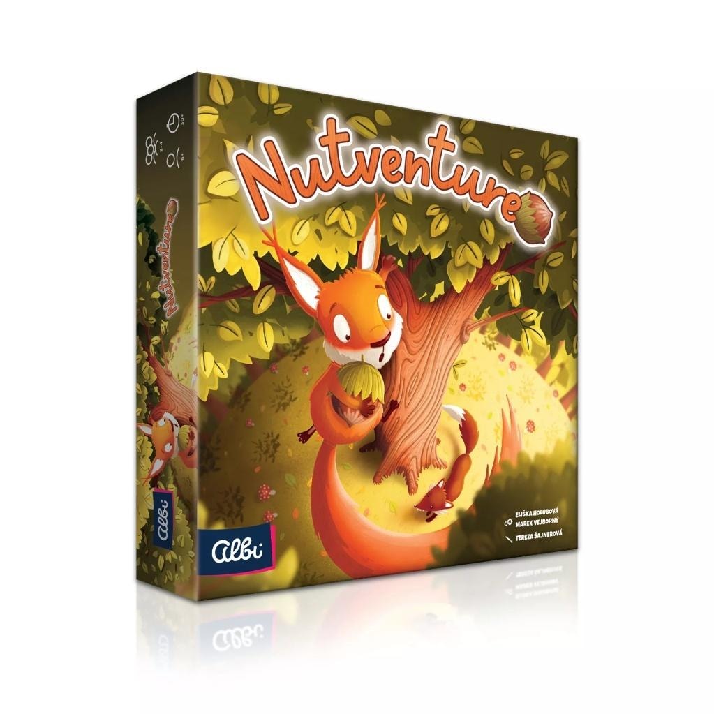 Nutventure Albi - Family game with 3D tree for 2-4 players