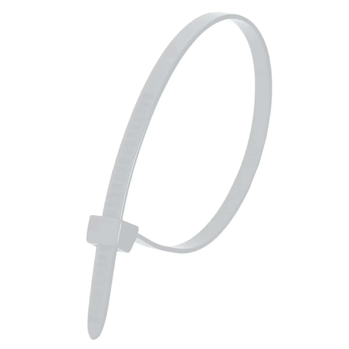 Nylon cable ties white 2.5x140mm - 100 pieces for universal applications