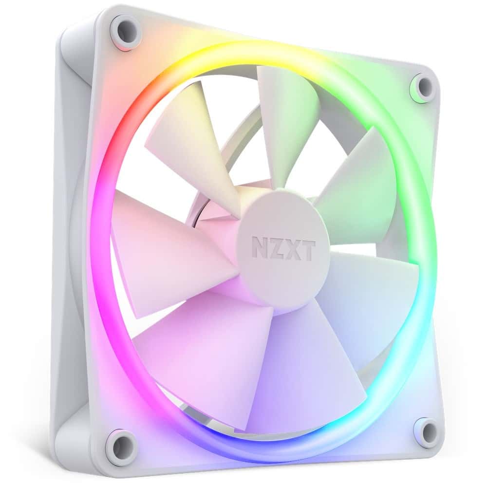 NZXT Set 3 F120 RGB Fans white + Controller - cooling and style