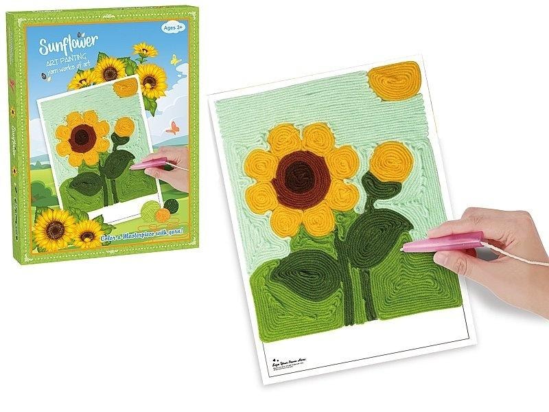 ADAR Picture to fill with wool on Velcro - creative fun for kids