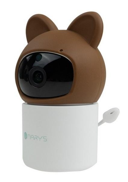 MARYS Rotating electronic baby monitor Bear brown HD - ideal for baby monitoring