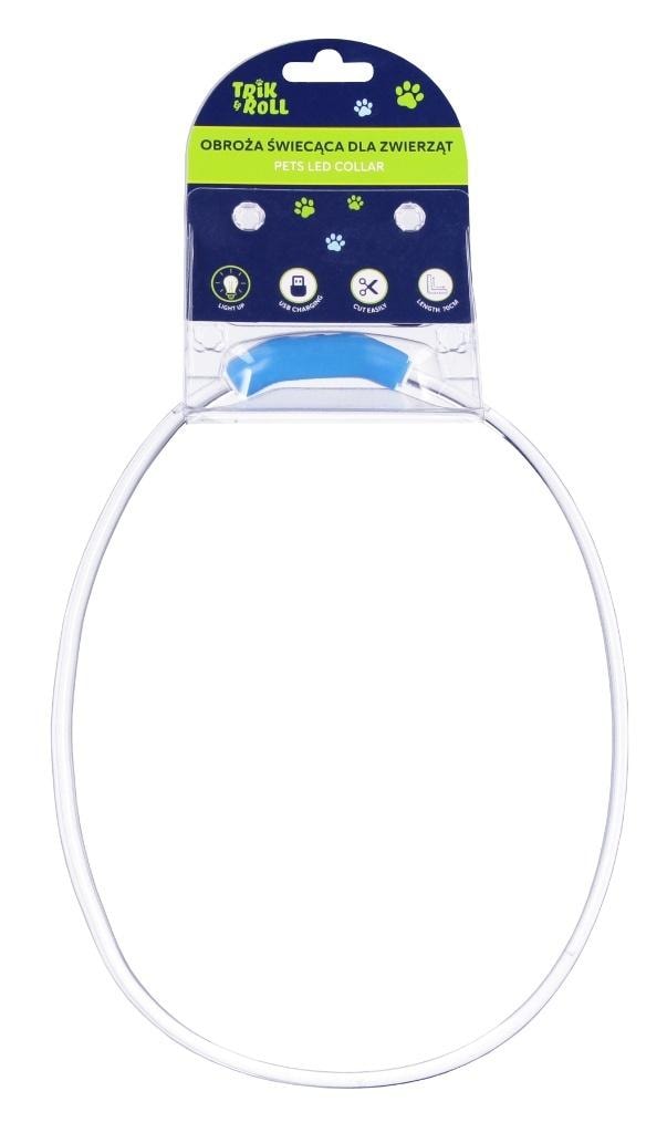 LED Glowing Collar USD 55cm - Dog safety during walks