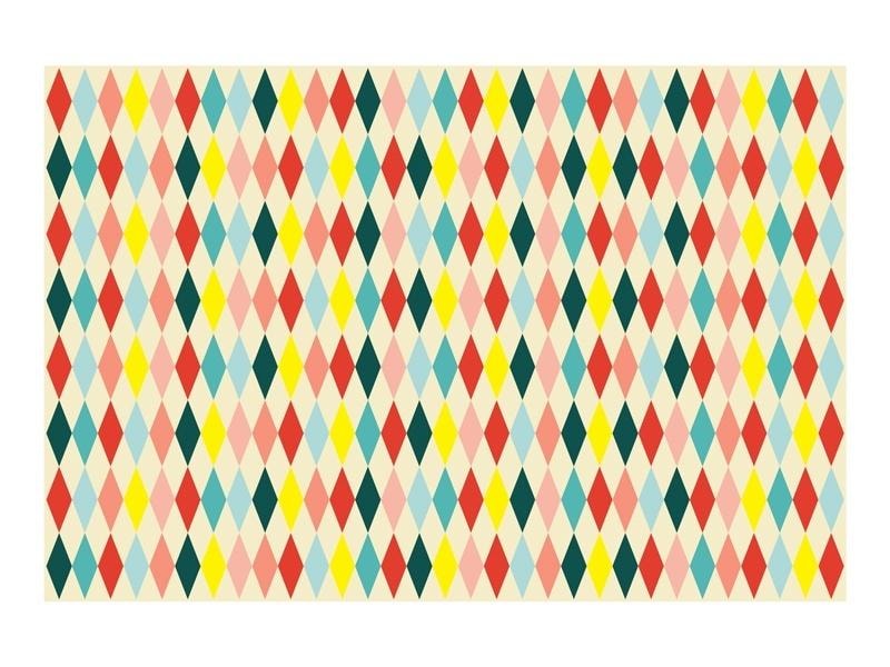 PartyDeco Paper Tablecloth Rhombus 180x120cm - perfect for parties