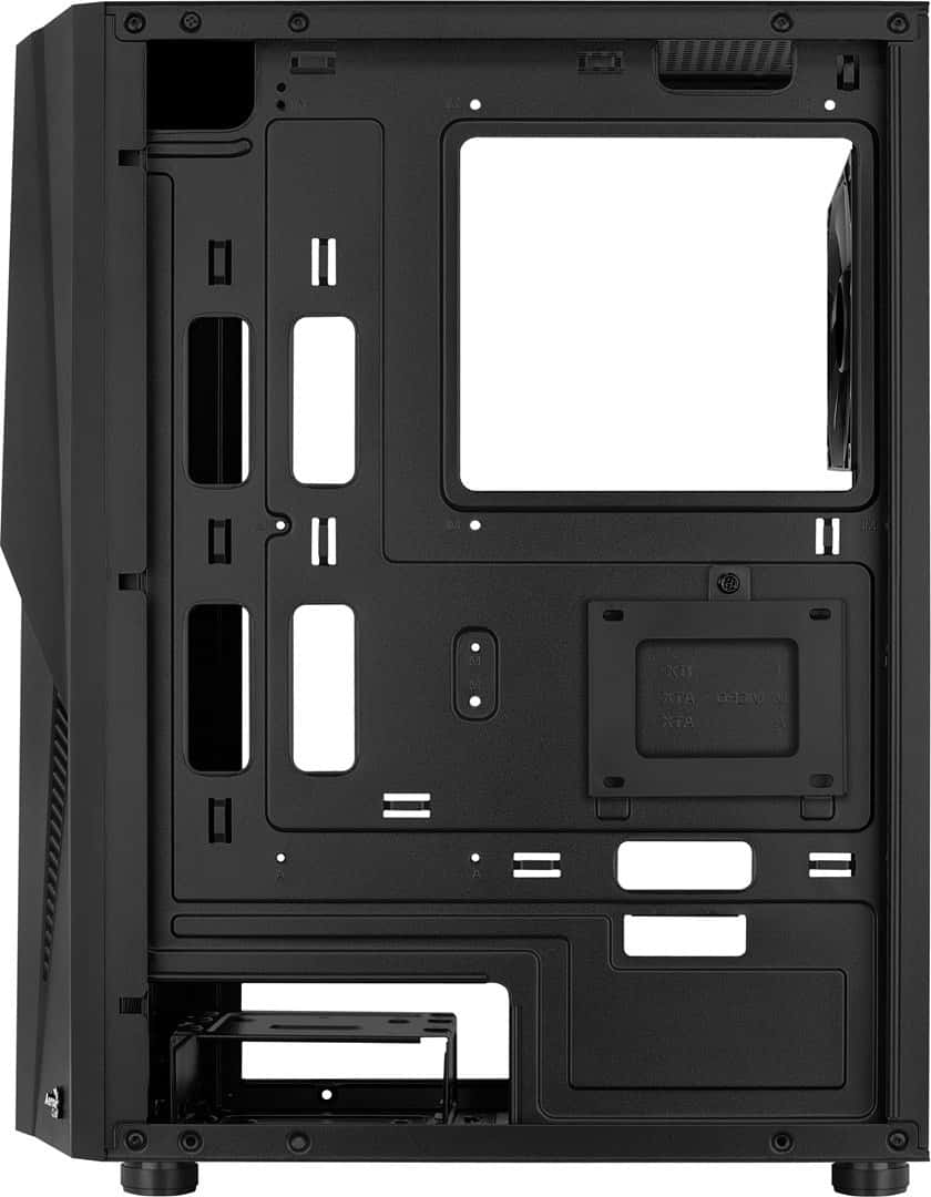 AEROCOOL PGS MECHA-G-BK-v1 RGB - Black Computer Case with RGB Lighting