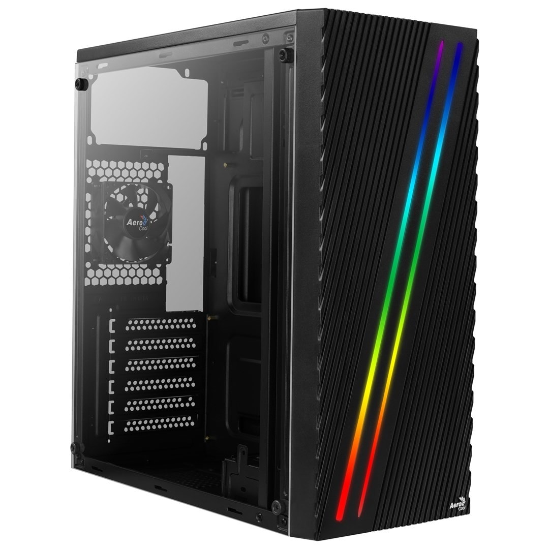 Aerocool PGS STREAK A - Computer Case ATX, Micro ATX, Mini ITX - black