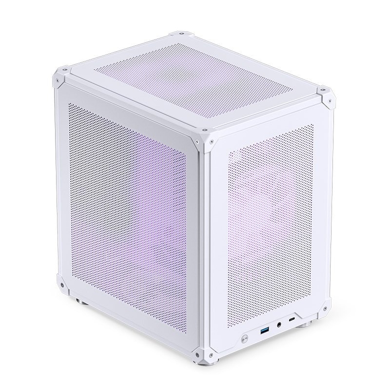Jonsbo C6 - White Micro-ATX Computer Case