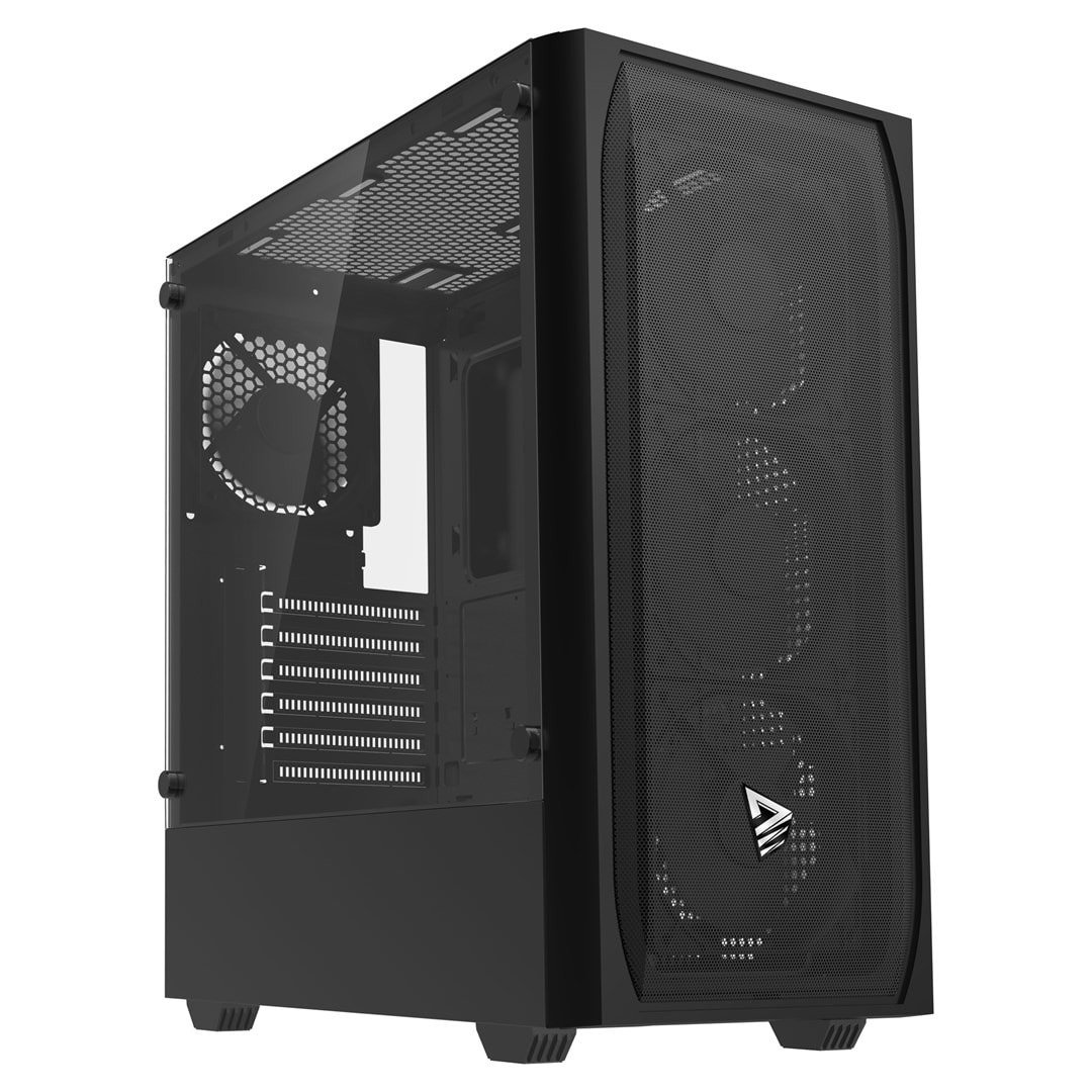 Savio Noctis Flow - ATX Midi Tower Computer Case black