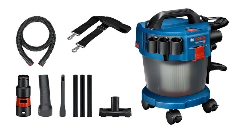 Bosch GAS 18V-10 L Professional - Cordless vacuum cleaner black-blue