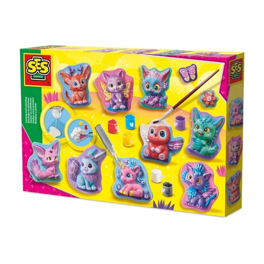 SES Plaster Casting and Painting Set - Cute Fantasy Figures