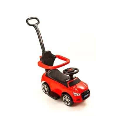 Sabi Toys Red baby walker with canopy, light and sound