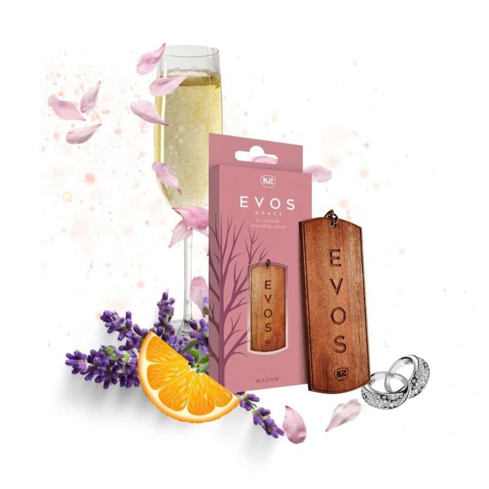 K2 EVOS Grace Madam - Car air freshener with a touch of Parisian romance