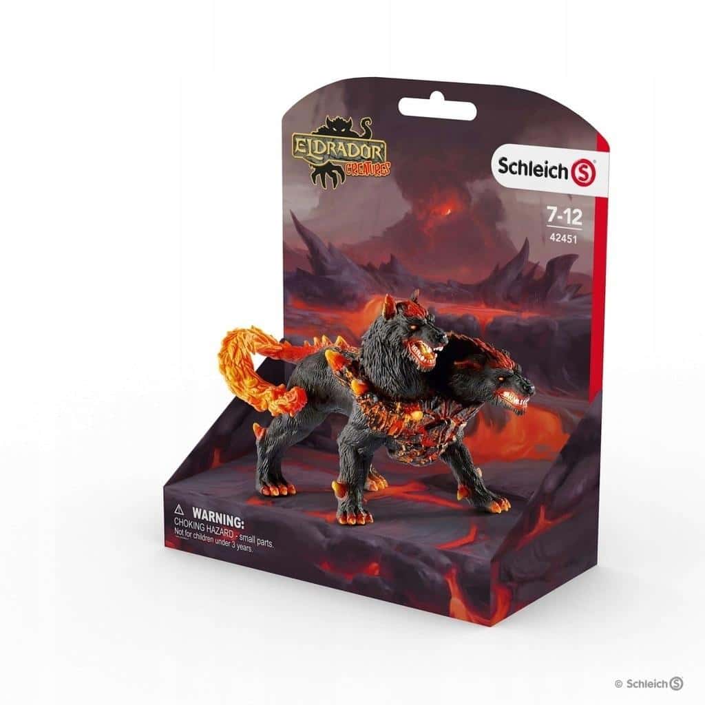 Schleich Fiery Ogar - collectible dog figurine