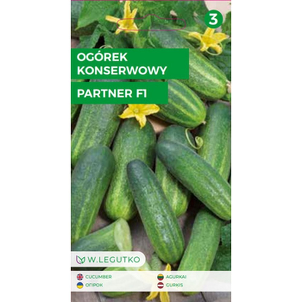 Cucumber Partner F1 - Parthenocarpic variety ideal for pickling