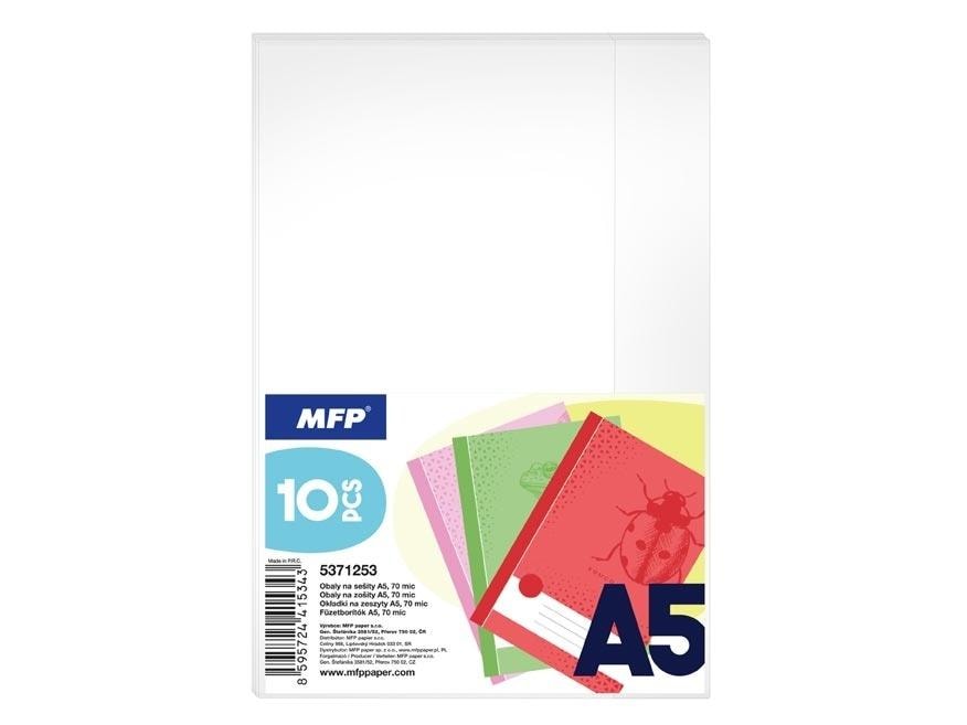 A5 Notebook Covers 70mic - 10 pieces transparent covers