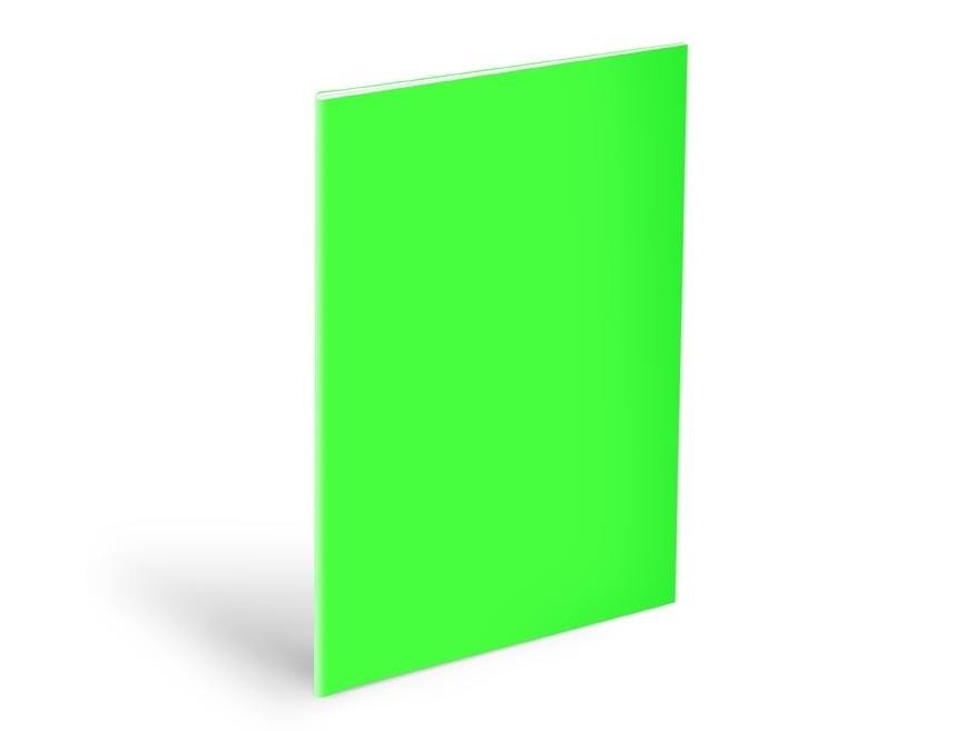 A5 Notebook Cover Neon Green - 10 pieces, perfect for school