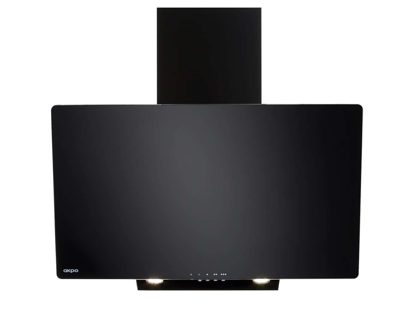AKPO WK-4 SMART 60 Black - Chimney hood with black glass
