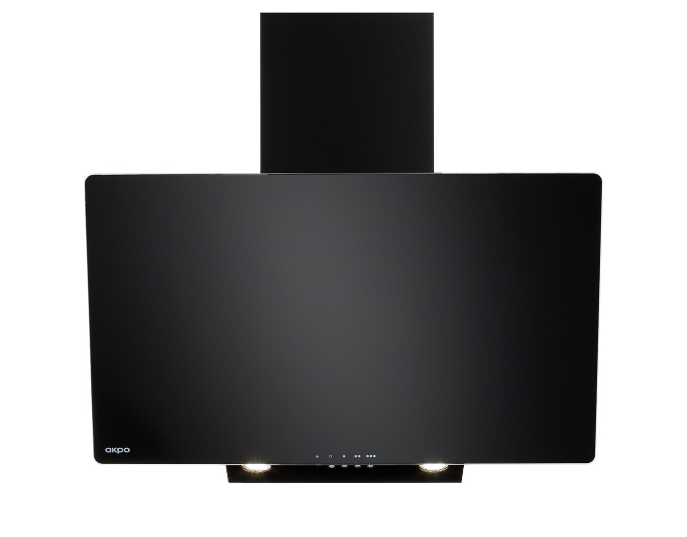 AKPO WK-4 SMART 60 Black - Chimney hood with black glass