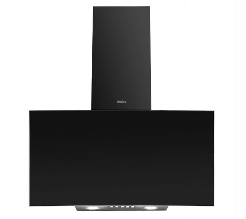 Amica OKC6227B - Black chimney cooker hood 60 cm for your kitchen