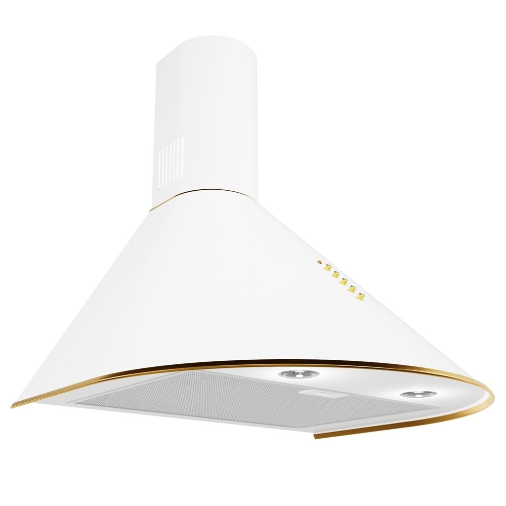 AKPO WK-4 Dandys Gold 60 White - Cooker hood with LED lighting