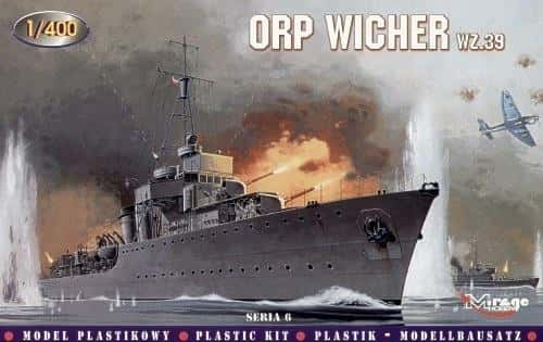 Mirage Hobby Ship ORP Wicher wz. 39 - Model for gluing 1:400
