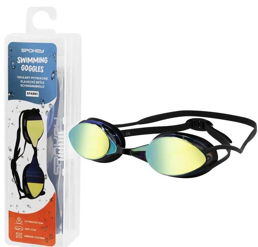 Spokey Swimming Goggles - Mirror Coating, Antifog, UV