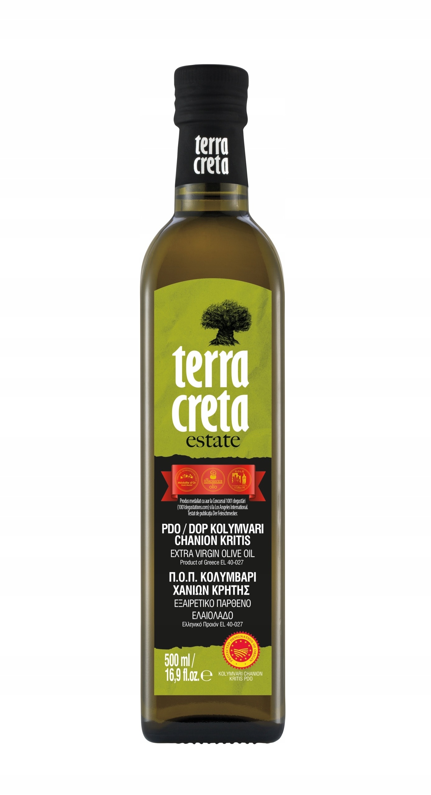 PG. Extra Virgin Olive Oil Kolymvari 500ml - Mediterranean Taste in Your Kitchen