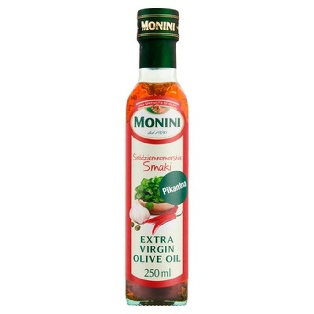 MON. Extra Virgin Olive Oil Garlic Chili 250ml - spicy addition to dishes