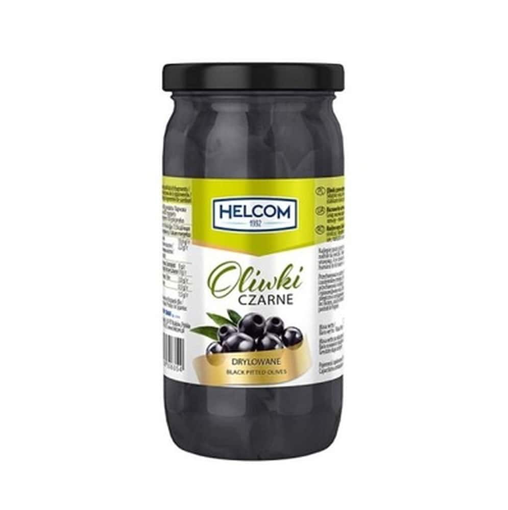 TGE Black Olives Pitted 880g - perfect for pizza and salads
